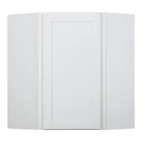 Diamond NOW Arcadia 12-in W x 30-in H x 24-in D White Laminate Corner Wall Fully Assembled Stock Cabinet